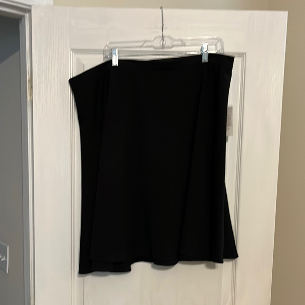 Eloquii Black Midi Circle Skirt NWT 20
